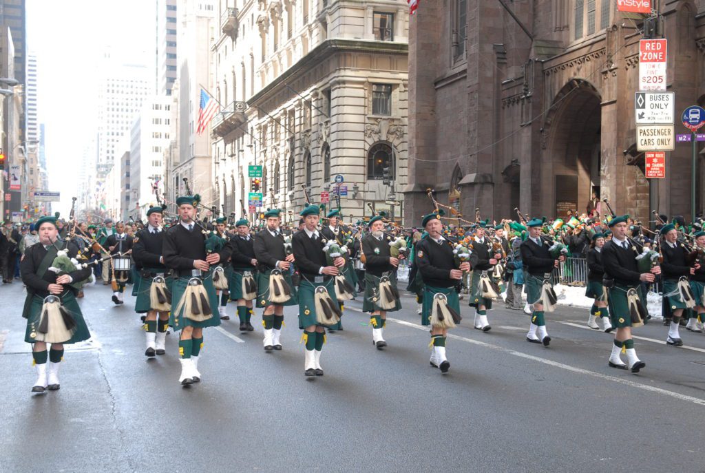 St Patrick's Day parade, New York City