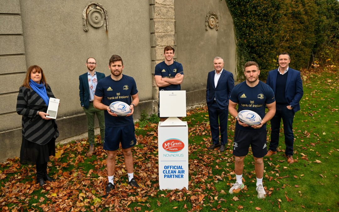 Rarefied air: Novaerus teaming up with Leinster Rugby