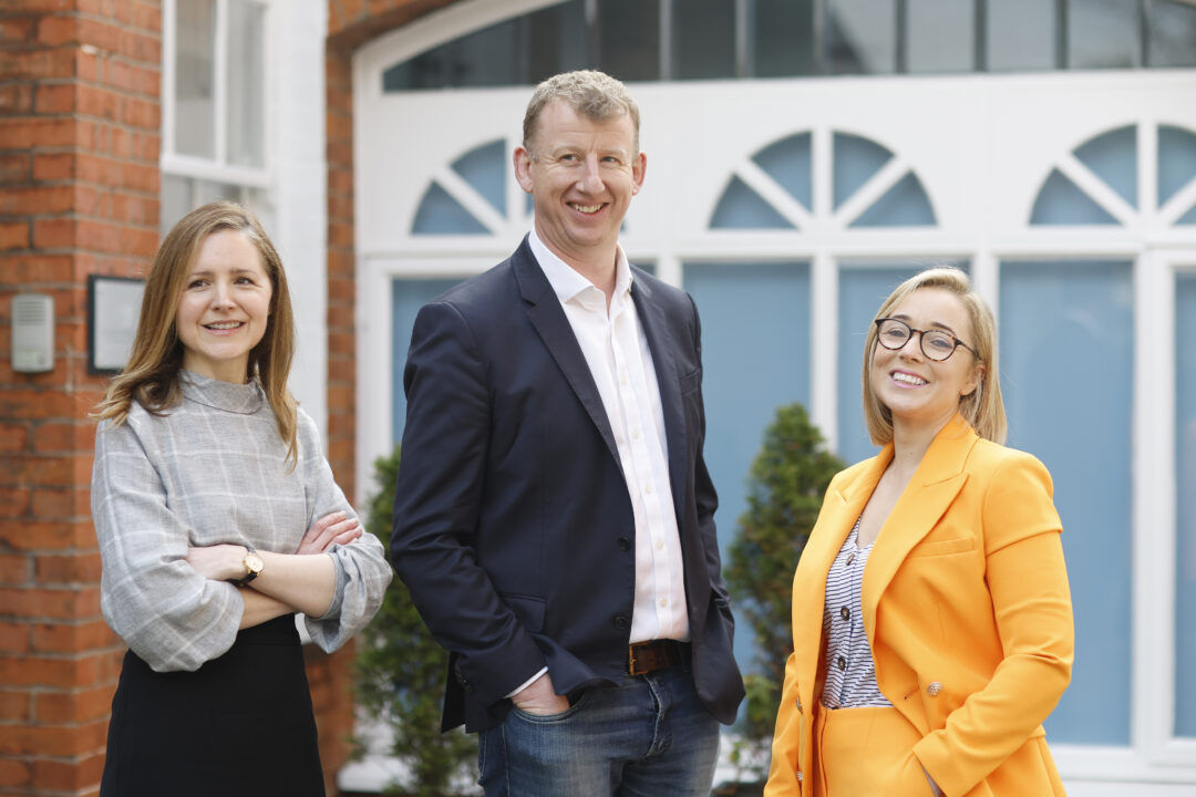 Pictured (l to r): Dawn Burke, Associate Director; Owen Cullen, Managing Director; and Aoife McDonald, Associate Director at Cullen Communications