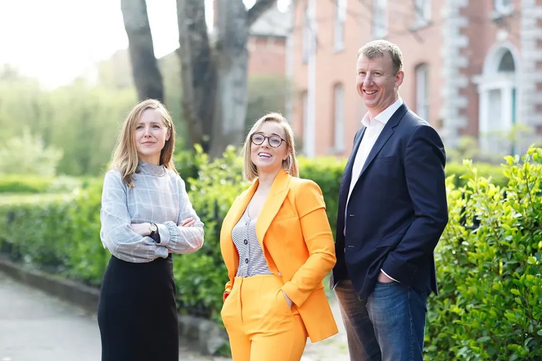 Pictured (l to r): Dawn Burke, Associate Director; Aoife McDonald, Associate Director; and Owen Cullen, Managing Director at Cullen Communications
