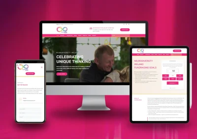 Mobile-first experience for Neurodiversity Ireland new website