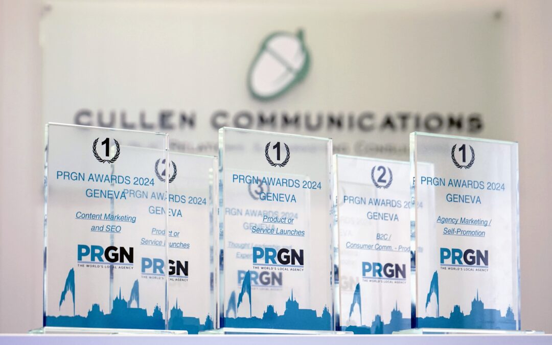 Cullen Communications Wins 3 Golds at International PRGN Best Practice Awards 2024