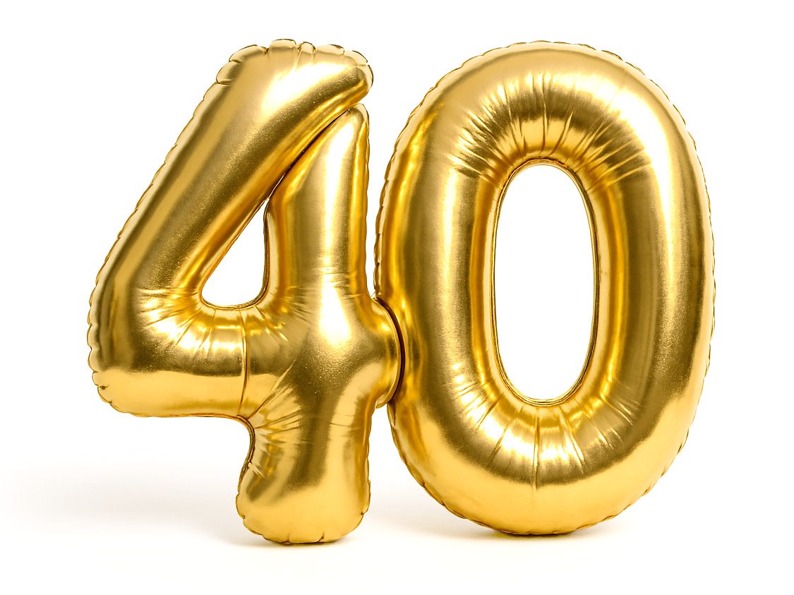 Cullen Communications 40 years golden balloon